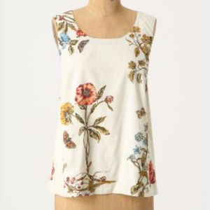 Anthropologie Meadow Rue Floral Top